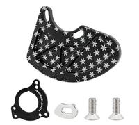 AMISENK Chainring Shield 26T-38T - Protector de aleación de aluminio compatible con bielas de una sola velocidad a prueba de rocas