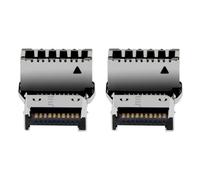AMISENK Conectores internos USB 3.2 tipo E en ángulo de 90 grados, adaptador de puerto macho y hembra, placa base de transmisión de 20 Gbps, instalación del panel frontal, carcasa interna de PC