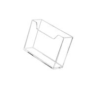 AMISENK Dispensador vertical de servilletas de acrílico que ahorra espacio para baño, cocina, encimera, organizadores, ahorra espacio, bandeja de servilletas de cocina