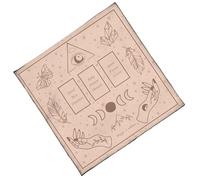 AMISENK Elegante mantel de terciopelo portátil para adivinación con obras de arte místicas para meditaciones espirituales y decoración del hogar, portables, tarots