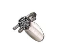 AMISENK Elegantes anillos ajustables con circonitas acentuadas en la naturaleza, diseños simbólicos inspirados en la naturaleza, talla única, como se describe, como se describe