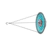 AMISENK Fuente de baño colgante para pájaros al aire libre, fuente de energía solar, atrae pájaros, ardillas, comedero de jardín de gran capacidad, comedero para pájaros silvestres y ardillas