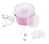 AMISENK Hilandero de cuentas eléctrico automático rápido para hacer joyas, máquina de arcilla ajustable, rápido ajustable, eléctrico para hacer joyas