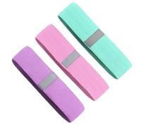 AMISENK Juego de 3 bandas elásticas de resistencia de cadera para entrenamiento de fuerza, bandas de ejercicio de resistencia para sentadillas, pilates y equipo de gimnasio de entrenamiento