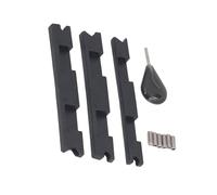 AMISENK Juego de adaptadores de aleta de surf que incluye tornillos, herramienta de aleta, durabilidad, proceso de instalación, adaptadores de aleta de tabla de surf