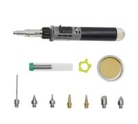 AMISENK Juego de soldador 12 en 1 de butanos inalámbricos con temperatura ajustable, herramienta de sopletes de soldadura inalámbricos