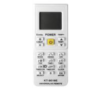 AMISENK KT9018E - Mando a distancia de CA general con temporizador de ahorro de energía y control remoto IR compacto de diseño multimarca