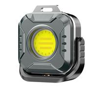 AMISENK Linterna recargable para emergencias al aire libre, lámpara de inspección, impermeable, llavero, luz de trabajo LED, recargable