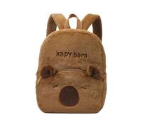 AMISENK Llamativa mochila de felpa Capybara a la moda, mochila escolar informal, práctica mochila para estudiantes, mochila de viaje, c, One Size