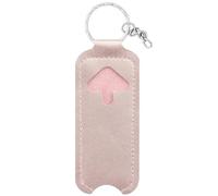 AMISENK Llavero para lápiz labial, funda para bálsamo labial, llavero colorido con brillo de labios, bolsa de accesorios, decoración de mochila