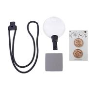 AMISENK Lupa de cuello de cisne flexible manos libres, gafas de aumento para reparación, costura, lectura, manos libres, cuello colgante para reparación de costura