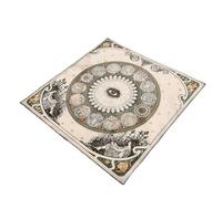 AMISENK Mantel de tarots con patrón de ojos y tarjetas de adivinaciones, tapiz de astrología, brujería, decoración de tela, patrón de ojos, tarots, mantel espiritual