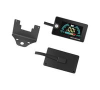 AMISENK Medidor de batería resistente al agua, pantalla LCD, 8 100 V, compatibilidad eléctrica, probador de capacidad para coche, barco, bicicleta, impermeable, medidor de capacidad de telegrama