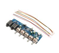 AMISENK Módulo amplificador de sonido profesional con retardo integrado y efectos, adecuado para sistemas de karaoke y micrófonos de karaoke, preamplificador