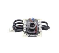 AMISENK Módulo de cámara industrial OV9732 720P con sensor de visión nocturna con seis LED de 850 nm para aplicaciones de IA con lente de 72°, módulo de cámara industrial