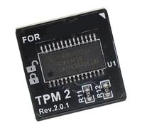 AMISENK Módulo de hardware TPM 2.0 de 14 pines de alta compatibilidad, cifrado seguro, gestión simplificada para placas base, voltajes estables, chip de seguridad TPM