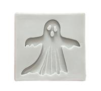 AMISENK Molde de elastómero de múltiples usos para hornear que resalta los rostros de calabaza de Halloween, murciélagos, cráneos para fondant elastómero para hornear moldes