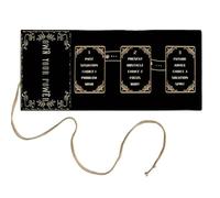 AMISENK Multiurpose Cards Organizadores de juegos de tela de lino y poliéster de larga duración, bolsas de adivinación para coleccionistas de arte místico Tarots Tarots Tarots