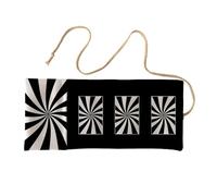 AMISENK Organizadores de tarots hechos a mano, de polilino, lavable, patrón artístico, compactos, plegables para oráculos y cartas de juego, bolsa de baraja transpirable