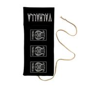 AMISENK Organizadores de tarots hechos a mano, de polilino, lavable, patrón artístico, compactos, plegables para oráculos y cartas de juego, bolsa de baraja transpirable