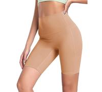 AMISENK Pantalones cortos deportivos para mujer, transpirables, de secado rápido, cintura alta, con bolsillo, para fitness, entrenamiento, ciclismo, correr, gimnasio para mujer