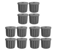 AMISENK Paquete de 16 macetas de red de cultivo de plantas, invernaderos, maceta vertical para jardín, para crecimiento de plantas, fácil de instalar, cesta de acuarios