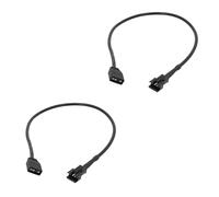 AMISENK Paquete de 2 conectores ARGB 5 V 12 V SM3/4 pines a 3 pines hembra adaptador de extensión para extensión de carcasa de PC DEEPCOOL/Lian