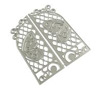 AMISENK Plantillas de corte de mariposa de acero al carbono, plantillas de metal resistente para álbumes de recortes, tarjetas, moldes de manualidades de acero