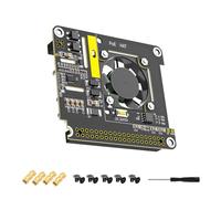 AMISENK Power Over Ethernet HAT - Placa adaptadora de red para PC 802.3Af/At GPIO módulo de expansión para computadora eficiente para placa de expansión RPi