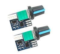 AMISENK Precisions PWMs - Controlador de velocidad de ventilador de 12 V y 4 pines de voltajes ajustables, módulo de sistemas de refrigeración con amplios rangos, controles de ciclo de trabajo