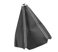 AMISENK Protector de pomo de palanca de cambios de piel sintética, superficies impermeables para palanca de cambios, instalación rápida, collares de coche, resistente al desgaste