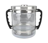 AMISENK Recipiente de almacenamiento de agua destilada de 6 L, botella de vidrio de fácil instalación para aplicaciones de cocina y belleza, botella de vidrio de repuesto para destiladores de agua