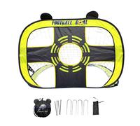 AMISENK Red de portería de fútbol plegable para práctica en el patio trasero, excelente tela de poliéster y marco de metal para todos los tiempos, inmune al clima