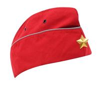 AMISENK Sombrero de uniforme abovedado para mujer, marineros de estrellas, espectáculos de escenario para adultos, actuaciones en escenario, bailarina, sombrero de marinero para adultos