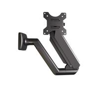 AMISENK Soporte de escritorio con brazo de monitor ajustable en altura para pantalla de 17 a 32 pulgadas, rotación de 360 grados, soporte ergonómico de escritorio de un solo brazo