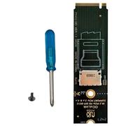 AMISENK Tarjeta adaptadora PCIe de disco sólido a SFF8611 SFF8612 para conexión de placa base de computadora