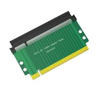 AMISENK Tarjeta adaptadora PCIE4.0 de 180 grados PCIExpress 16X para integración suave de la placa base de computadora y adaptabilidad, extensor PCIe flexible