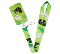 AMISENK Tarjetero transparente ligero con estampados de animales divertidos para la escuela, la oficina y los desplazamientos, funda protectora con bonito diseño de animales