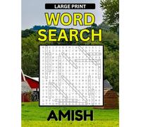 Amish Word Search Puzzles: Relaxants for Children and Adults Stress Relief
