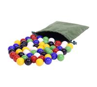 Amishtoybox.com Bag di 60 Mare di vetro - Mare di sostituzione per pedaggi cinesi - Diametro 3/4 ""(18 mm) di grandi dimensioni