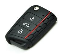 Amison YiGo Seat Leon 5F Negro · SC · ST · Funda de silicona · Funda para llave de coche · Funda para llave de coche · Funda plegable