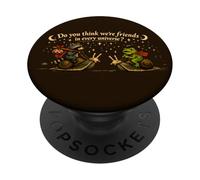 Amistad Cita Mapache Rana Caracol Universo Lindo Animales PopSockets PopGrip Adhesivo