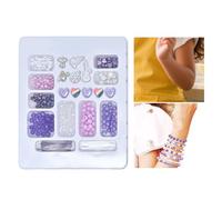 Amistad de brazalete de amistad: 300plus Piece Jewelry Craft Craft para niños, herramienta creativa con cuentas, joyería para niñas, niños, jóvenes, adolescentes, mujeres, hombres, embalaje colorido