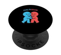 Amistad Fresca de la Infancia Abrazo Amor PopSockets PopGrip Adhesivo