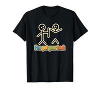 Amistad Funny I've Got Your Back Stick Holding Pun Joke Camiseta gráfica económica, Hombre, Negro, M