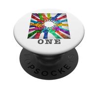 amistad inclusión y respeto diseño PopSockets PopGrip Adhesivo