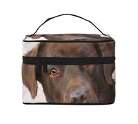 Amistad Pug Bokeh Perros Mascotas Amigos PugBolsa de Maquillaje, Bolsa de Cosméticos Portátil para Mujer-Organizador de Cosméticos de Viaje, Regalo para Momentos Especiales