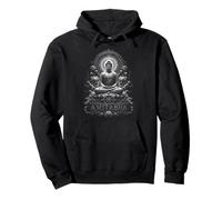 Amitabha Buda Meditación Lotus Dharma Rueda Mandala Sudadera con Capucha