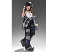 AMITD 1/4 Bjd Doll 37 cm Anime Ball Jointed Dolls Resin Action Figure Handmade Makeup,Fashion Casual Style for Collecting and Gifting