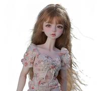 AMITD 1/4 BJD Doll Kawaii Doll Move Joints Handmade Maquillaje lindo 45 cm Collectible Cartoon Dress up Dolls Best Gift (Spring Pearl)